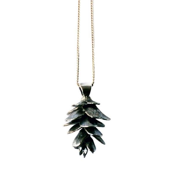 Tiny Pinecone Necklace