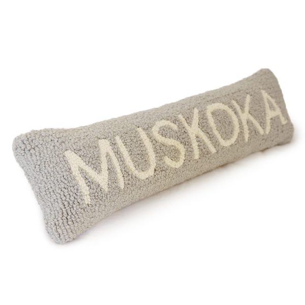 Muskoka Hooked Wool Pillow
