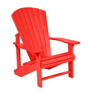 Red Classic Adirondack Chair
