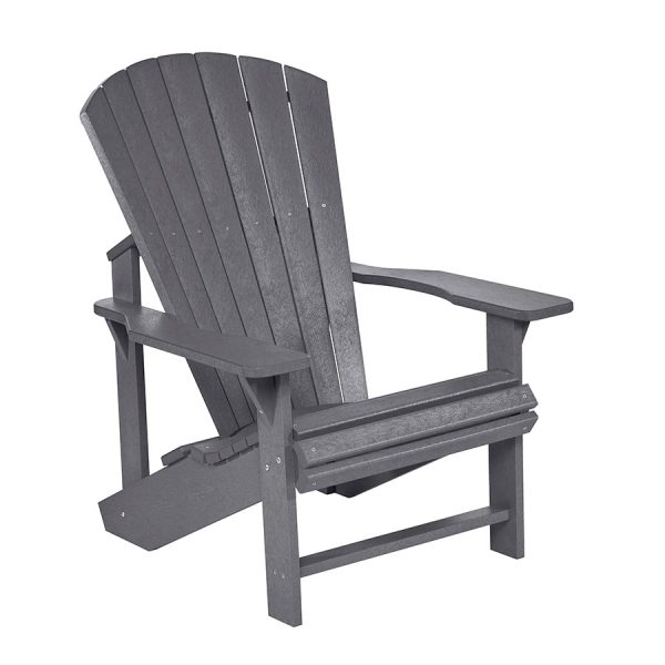 Slate Grey Classic Adirondack Chair