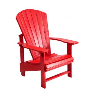 Red Upright Adirondack Chair