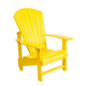 Yellow Upright Adirondack Chair