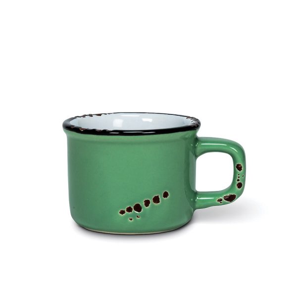 forest green espresso mug